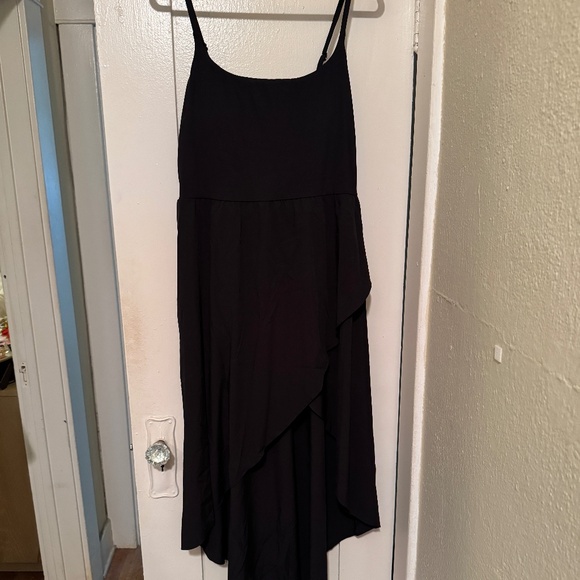 Halara – Breezeful™ High/Low Quick-Dry Casual Midi Dress (Black), Size XL. NWT. - Picture 7 of 10